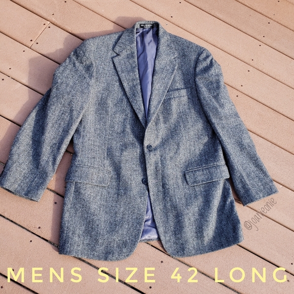 Ron Chereskin Other - xx CHERESKIN Camel Hair Herringbone Jacket Men 42L